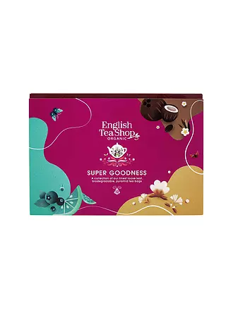 ENGLISH TEA SHOP | Geschenkbox Wellness Tee Kollektion 12 Pyjramiden Beutel | bunt
